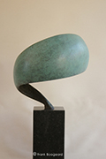 fotodocument bronzen beeld Ingewikkeld